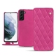 Capa em pele Samsung Galaxy S21+ - Rose BB - Couture