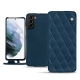 Capa em pele Samsung Galaxy S21+ - Blu mediterran - Couture