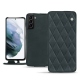 Samsung Galaxy S21+ leather case - Blu marino - Couture