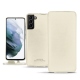 Lederschutzhülle Samsung Galaxy S21+ - Blanc PU