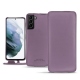 Samsung Galaxy S21+ leather case - Lilas PU