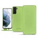 Lederschutzhülle Samsung Galaxy S21+ - Vert olive PU