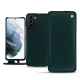 Lederschutzhülle Samsung Galaxy S21+ - Vert séduisant