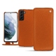 Funda de piel Samsung Galaxy S21+ - Orange vibrant
