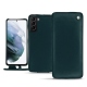 Custodia in pelle Samsung Galaxy S21+ - Bleu Veggie