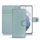 Housse cuir Samsung Galaxy S21+ - Bleu ciel ( Nappa - Pantone 277C ) 