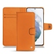 Funda de piel Samsung Galaxy S21+ - Orange ( Nappa - Pantone 1495U ) 