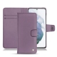 가죽 커버 Samsung Galaxy S21+ - Lilas ( Nappa - Pantone 2645U ) 