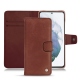가죽 커버 Samsung Galaxy S21+ - Passion vintage ( Glutton - Red ) 