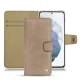 가죽 커버 Samsung Galaxy S21+ - Taupe vintage ( Pantone 7530C ) 