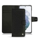 Housse cuir Samsung Galaxy S21+ - Ebène ( Sleek P C12 - Black ) 