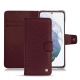 Funda de piel Samsung Galaxy S21+ - Lie de vin ( Pantone 5115C ) 