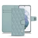Capa em pele Samsung Galaxy S21+ - Bleu ciel - Couture ( Nappa - Pantone 277C ) 