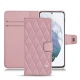 Custodia in pelle Samsung Galaxy S21+ - Rose - Couture ( Nappa - Pantone 2365C ) 