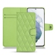 Funda de piel Samsung Galaxy S21+ - Vert olive - Couture ( Nappa - Pantone 578U ) 