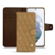 가죽 커버 Samsung Galaxy S21+ - Sable vintage - Couture