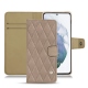 가죽 커버 Samsung Galaxy S21+ - Taupe vintage - Couture