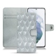 Capa em pele Samsung Galaxy S21+ - Platinium - Couture