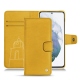 Lederschutzhülle Samsung Galaxy S21+ - Jaune soulèu