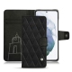 Capa em pele Samsung Galaxy S21+ - Negre poudro - Couture