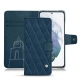Capa em pele Samsung Galaxy S21+ - Blu mediterran - Couture
