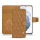 Housse cuir Samsung Galaxy S21+ - Castan esparciate - Couture