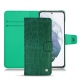 Housse cuir Samsung Galaxy S21+ - Crocodile pino