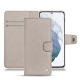 Samsung Galaxy S21+ leather case - Taupe innocent