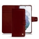 Capa em pele Samsung Galaxy S21+ - Rouge Veggie