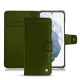 Housse cuir Samsung Galaxy S21+ - Vert Veggie