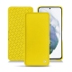 Lederschutzhülle Samsung Galaxy S21+ - Jaune fluo