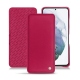 Samsung Galaxy S21+ leather case - Rose fluo