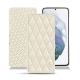 Funda de piel Samsung Galaxy S21+ - Blanc - Couture ( Bologna - White ) 
