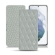 Funda de piel Samsung Galaxy S21+ - Gris - Couture ( Nappa - Pantone W428C ) 