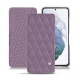 Samsung Galaxy S21+ leather case - Lilas - Couture ( Nappa - Pantone 2645U ) 