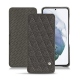 硬质真皮保护套 Samsung Galaxy S21+ - Anthracite - Couture ( Pantone 424C ) 