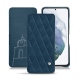 Housse cuir Samsung Galaxy S21+ - Blu mediterran - Couture