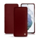 Housse cuir Samsung Galaxy S21+ - Rouge Veggie