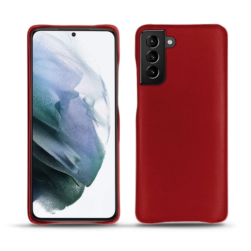 Custodia in pelle premium per il tuo Samsung Galaxy S21+Rouge ( Nappa - Pantone #d50032 ) 