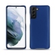 Samsung Galaxy S21+ leather cover - Bleu océan ( Nappa - Pantone 293C ) 