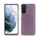レザーケース Samsung Galaxy S21+ - Lilas ( Nappa - Pantone 2645U ) 