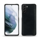 Lederschutzhülle Samsung Galaxy S21+ - Dark vintage ( Roughtcut - Black#5256 ) 