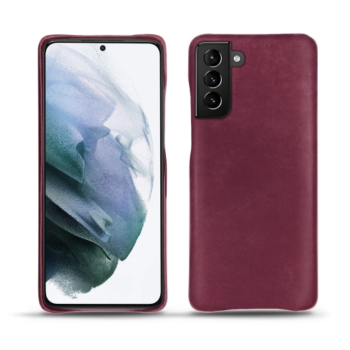 Premium-Ledertasche für Ihr Samsung Galaxy S21+Prune vintage ( Pantone #612434 ) 