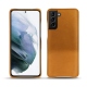 レザーケース Samsung Galaxy S21+ - Or Maïa ( Pantone 871C ) 
