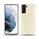 Funda de piel Samsung Galaxy S21+ - Crocodile milk