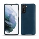 Custodia in pelle Samsung Galaxy S21+ - Blu mediterran