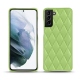 Lederschutzhülle Samsung Galaxy S21+ - Vert olive - Couture ( Nappa - Pantone 578U ) 