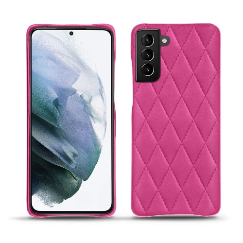 Premium-Ledertasche für Ihr Samsung Galaxy S21+Rose BB - Couture ( Pantone #DB599F )