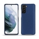 レザーケース Samsung Galaxy S21+ - Bleu frisson
