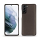 Samsung Galaxy S21+ leather cover - Gris Veggie